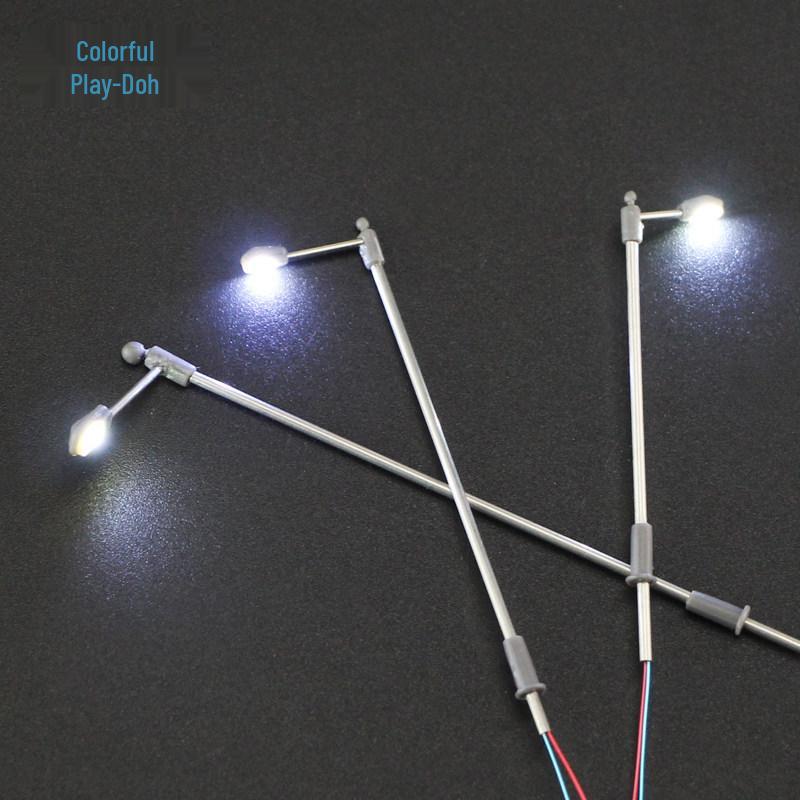 Luminous Single-Arm Street Lamp Model - Straight Head, Multiple D-Type Models