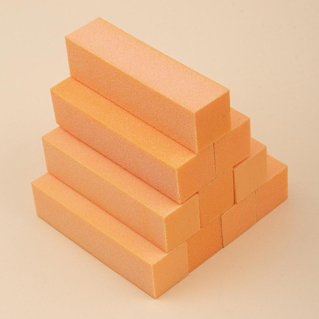 White Tofu High Foaming Buffing Block for Nail Shaping and Polishing