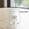 Creative Bow Champagne Glass Elegant Highball Cocktail Cup Vintage Sweet Wine Glass for Home