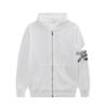 TB JL Classic Unisex Wool Knit Zip-Up Hoodie with Four Bar Design