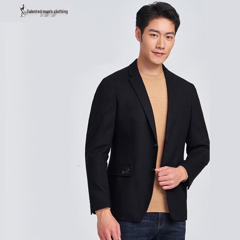 

TRIES Men s Slim Fit Wool Blend Business Blazer 48Y