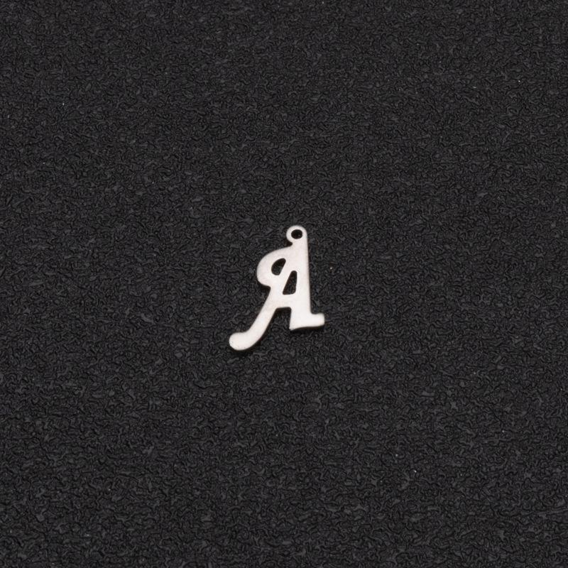 Custom Stainless Steel A-Z Letter Charms - Fade-Resistant DIY Pendants
