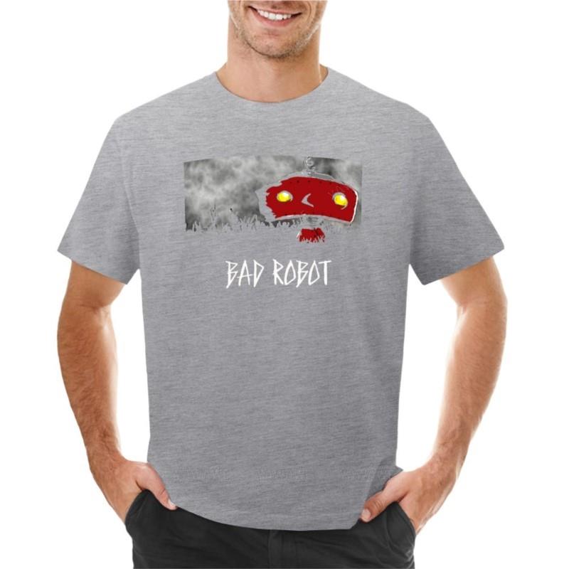 Bad Robot T-Shirt Short Sleeve Tee Short Sleeve Shirts Graphic Tees Mens T Shirt Graphic Male O-neck Tshirt