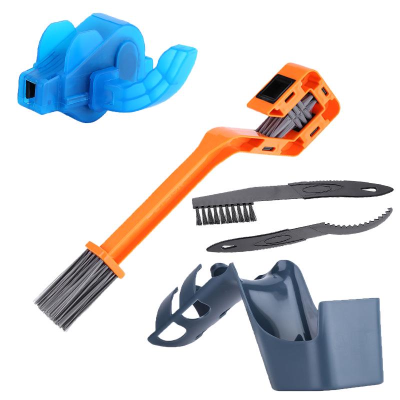 Jiu Yue Bike & Motorcycle Chain Cleaning Kit with Crankset and Bristle Brush