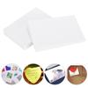 100Pcs White Cardstock Paper Thick Chipboard  Used for Book Cover Tagboard Photobook EnvelopeRound Angle