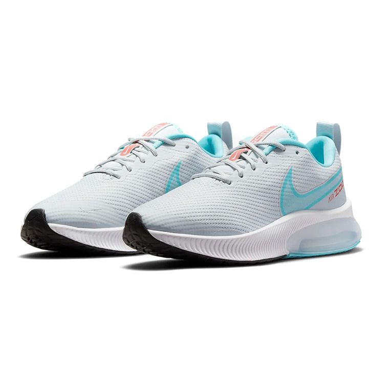 Nike Air Zoom Arcadia Synthetic Leather Comfortable Fabric Non-Slip Wear-Resistant Breathable Low-Top Running Shoes Kids sneaker White Blue CK0715-014