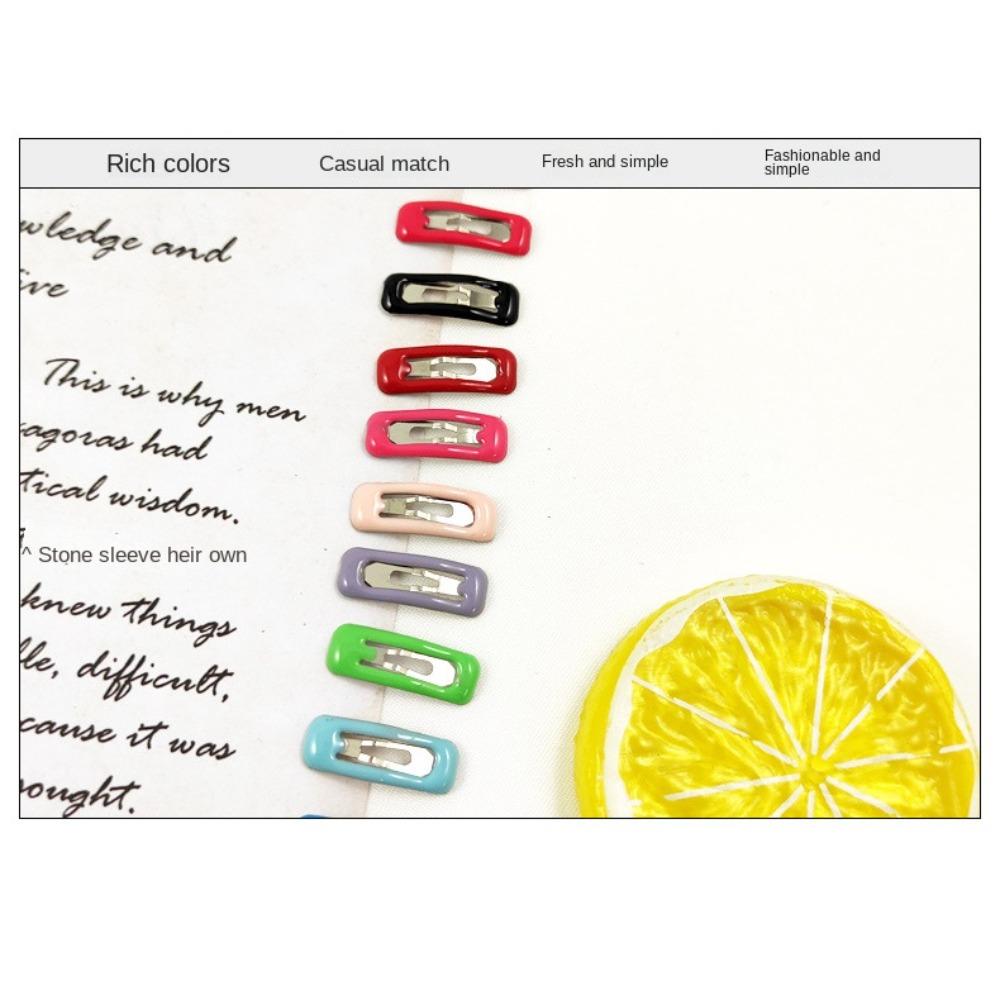 10 Stück/Set Haarspange Farbe Einbrennlack Mini Haarnadeln Puppenkopfspangen Mini Metalldekoration