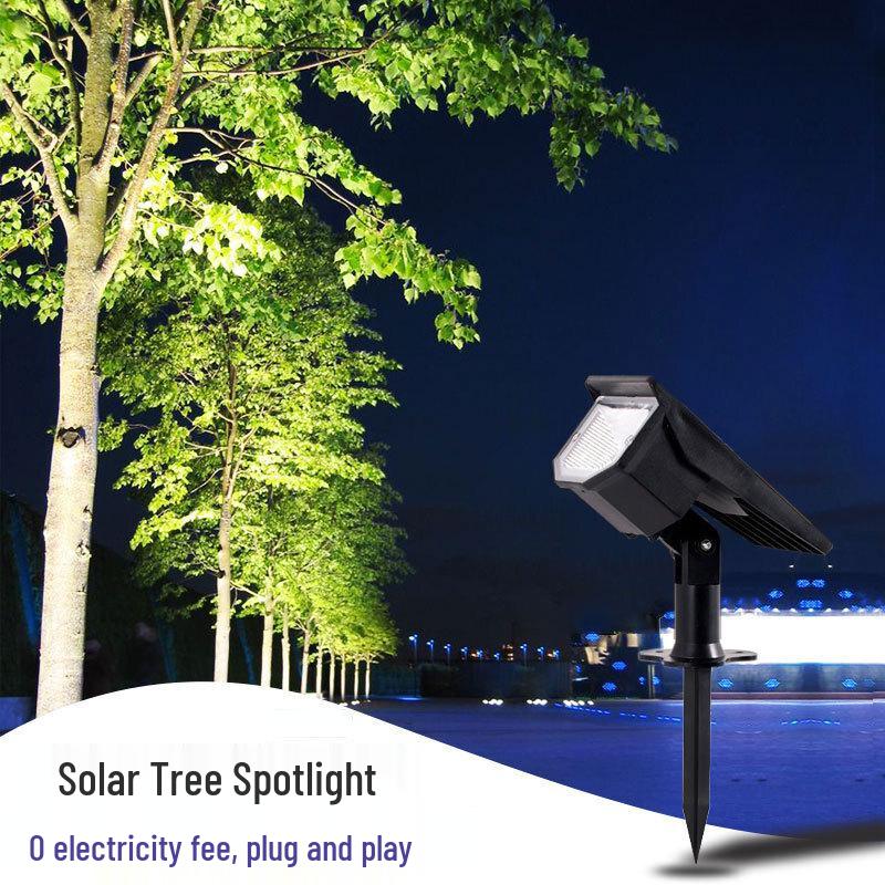 Solar LED Garden & Lawn Spotlight