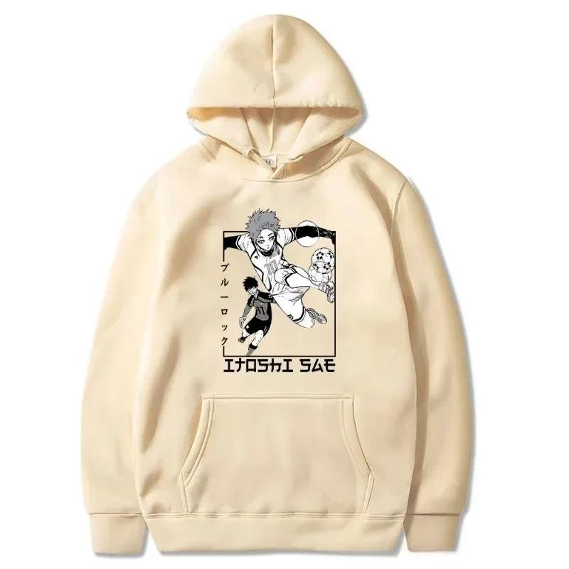 

Манга BLUE LOCK Толстовка с капюшоном Итоши Саэ для мужской повседневной свободной аниме-уличной одежды на осень-зиму S