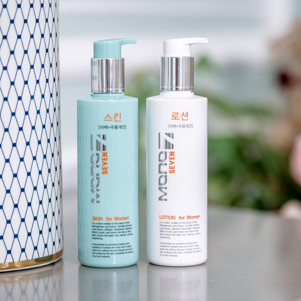 Mono Seven Women's Whitening Wrinkle Improvement Functional Basic Skin Lotion Set 250ml