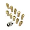 Sturdy Brass Material Brass Collet Chuck M8x0.75mm Nut Chuck Rotary Tool Chuck