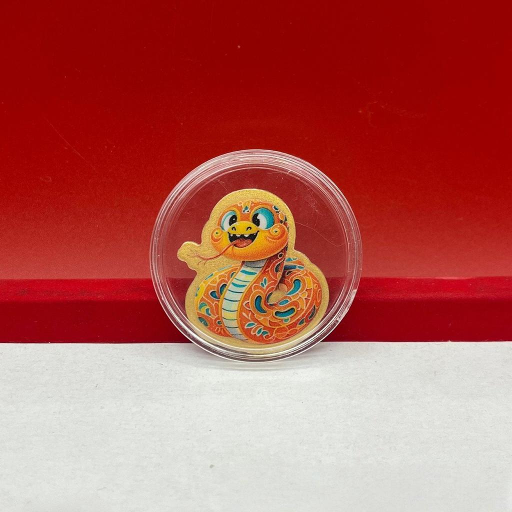 Chinese Zodiac Year of the Horse: 999 Fine Gold Mobile Phone Stickers - Festive Souvenir & Cultural Gift