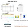 Custom Magnetic Wipeable Acrylic Fridge Calendar Board Sticker.