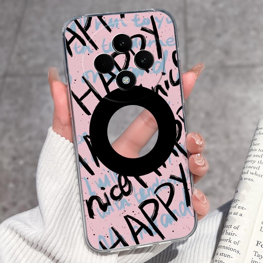 For OPPO F27 F29 F21 F19 F17 F11 Pro F15 F7X Phone Cover Cute Panda Piggy Patterns Transparent Ultra Thin TPU Premium Protection Case For OPPO Housing