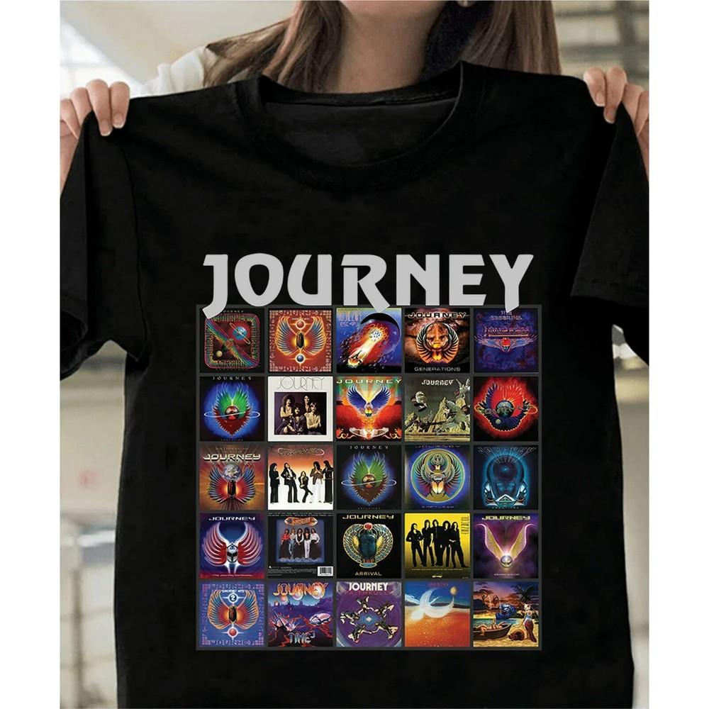 Journey Band Collection Album Gift For Fan Full Size T-shirt Unisex T-Shirt XXXXL