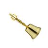 Copper Handbell Creative Design Practical Long Term Use Retro Decoration Reception Kitchen Bar 1Pcs Golden