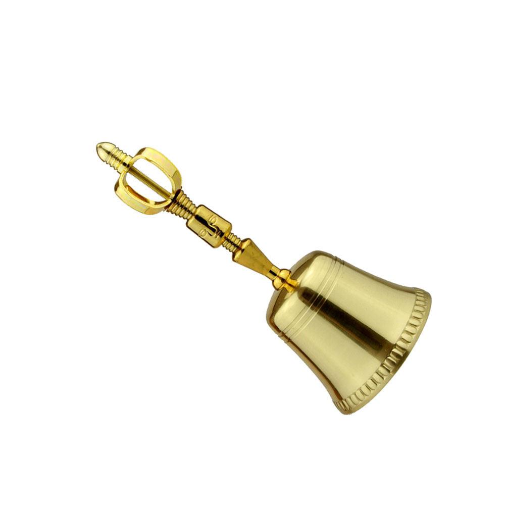 Copper Handbell Creative Design Practical Long Term Use Retro Decoration Reception Kitchen Bar 1Pcs Golden