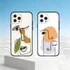 M-Modern Minimalist Abstraction Phone Case For iPhone 17,16,15,14,13,12,11 Plus,Pro Max,SE4Soft Silicone Black Cover