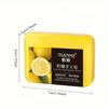 2PCS Lemon Handmade Soap, Moisturizing and Cleaning, Suitable for All Skin Types, Can Be Used by Both Men and Women,