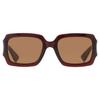 MoSchino Bernstein Quadrat Damen Sonnenbrille MoS063 S 0c9a 70 53