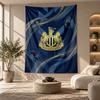 Dekorativer Wandteppich, Newcastle United Fußball Aufdruck Wandkunst, Leichte Wanddekoration Für Schlafzimmer Hintergrund