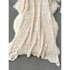 Age-Reducing Wear Hollow Dress Niche Style Casual Crocheted