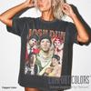 Maglietta Josh Dun Twenty One Pilots, Maglietta Vintage Comfort Colors, Regalo per Appassionati di Musica FD