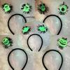 Headdress Halloween Headband Halloween Decoration Luminous Hair Bands Creative Bat Hair Hoop  Party