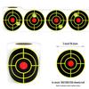 3-Inch Fluorescent Yellow Splatter Target Stickers for Shooting Practice