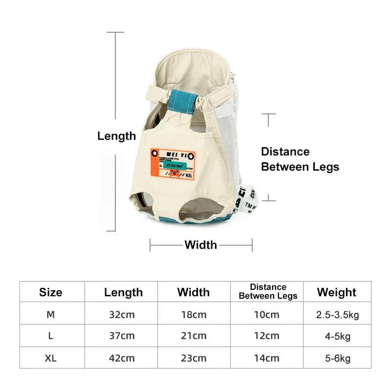 Mochila para perros y gatos, bolsa de transporte portátil y transpirable para viajes al aire libre, mochila para el pecho, bolso para cachorros y gatos, suministros para mascotas