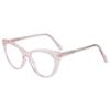 European Fashion Cat Eye Anti-Blue Light Propionate Glasses for Versatile Slimming Effect