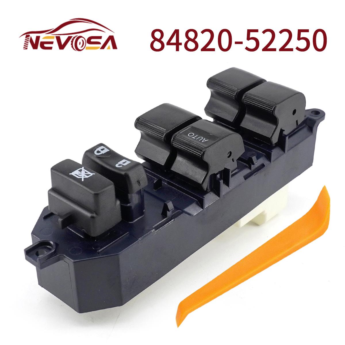 LHD Electric Power Window Switch For Toyota Yaris Camry Tacoma 84820-06071 84820-33270 84820-52250 84820-06070 15P 84820-52250