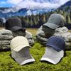 New Summer Waterproof Mesh Baseball Cap For Men Outdoor Sun Protection Breathable Nylon Hat