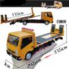 1/32 Nissan Traffic Road Rescue Wrecker Car Model Alloy Diecast Engineering Trailer Truck Model Simulation Sound Light Kids Gift
