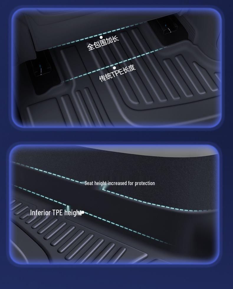 Full Coverage TPE Floor Mats for 26 Chery QQ3 EV Models