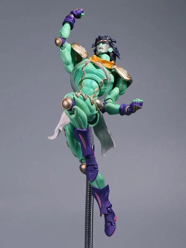 JOJO's Bizarre Adventure Jotaro Kujo Star Platinum Action Figure - Jointed and Movable