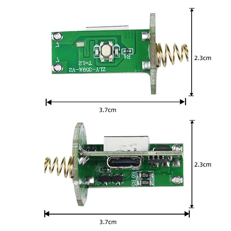 

1 шт. Захист від зворотної полярності при заряді та розряді Ліхтарик Рибальська лампа Плата дисплея Плата драйвера Материнська плата 1 Piece