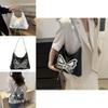 Fashionable Metallic Butterfly Womens Backpack 2024 New Versatile Shoulder Bag