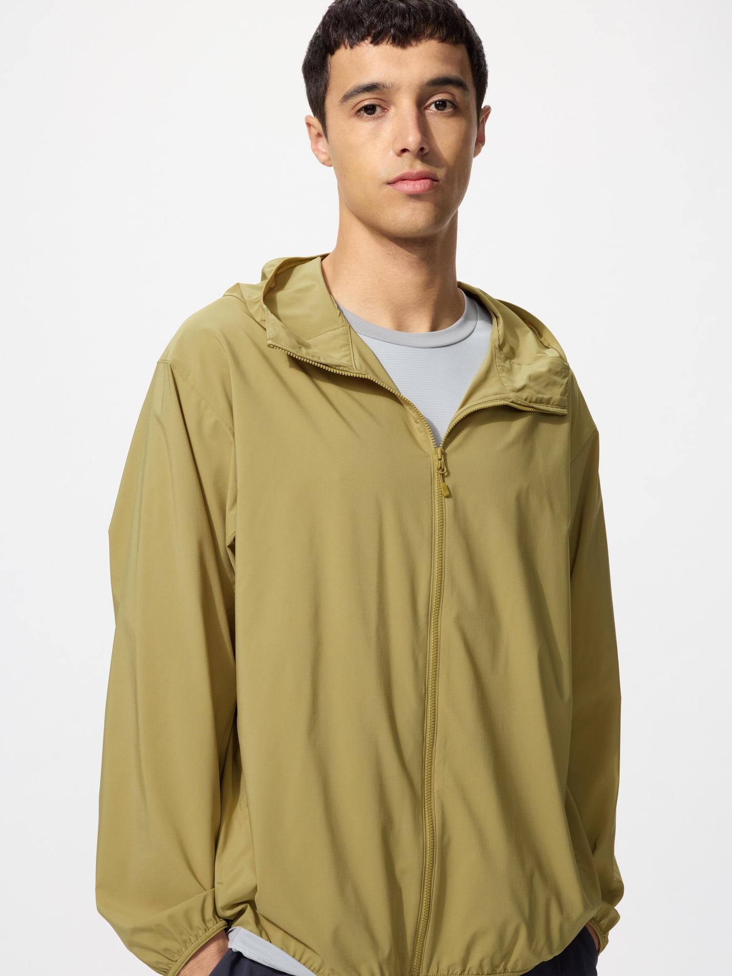 

Парка с защитой от ультрафиолета от кармана Uniqlo 47 YELLOW/MEN XL