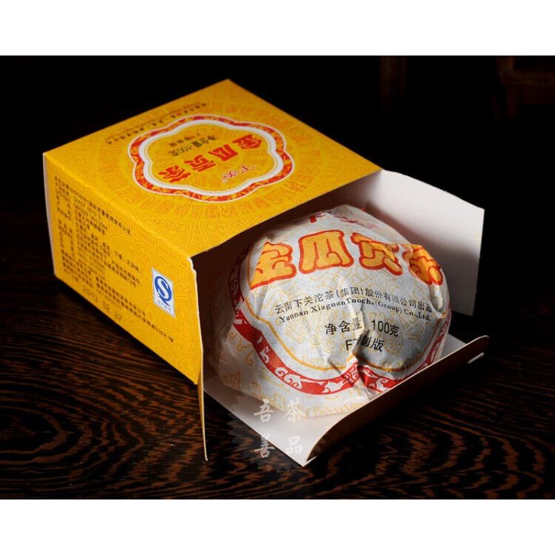 Чай Юньнань Пуэр Shimonoseki FT Special JIN GUA Tribute Puer Tuocha 100г — фото 7