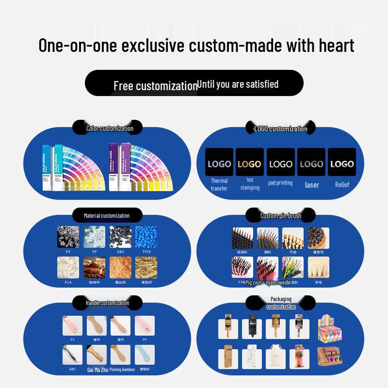 Portable Folding Mirror & Massage Comb for Girls - Travel-Friendly Hair & Makeup Accessory