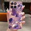 Etui Na Motorola Edge 70 Fusion Przezroczyste Luksusowe Modne Motyl Kwiaty Miękki TPU Silikonowy Pokrowiec Na Telefon dla Edge70 Fusion Zderzak
