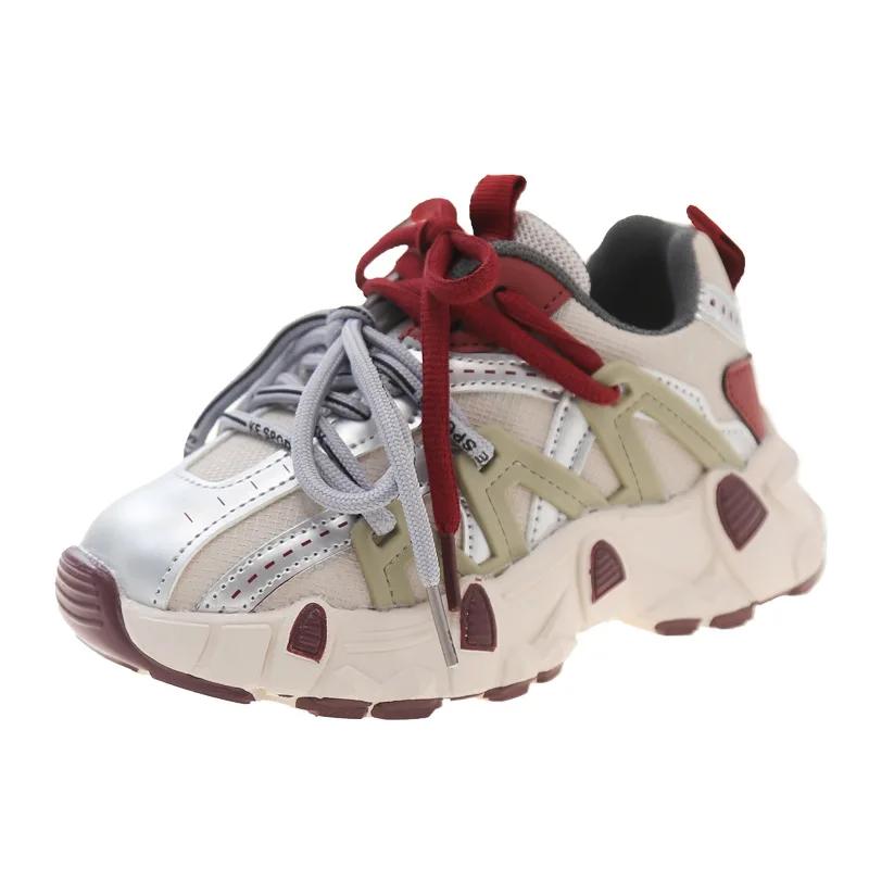 2024 Children Versatile Sneakers for Girls Boys Autumn New Fashion Korean Style Soft Bottom Casual Anti-slippery Sports Shoes