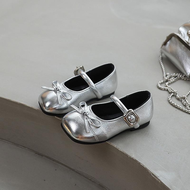 

Anti-slip New Style Single Shoe, Low-cut Girls Shoes, Dance Shoes 30 срібний