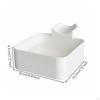 Washing Machine Drip Tray Slim Leak Pan with Drain Channel for Laundry Room