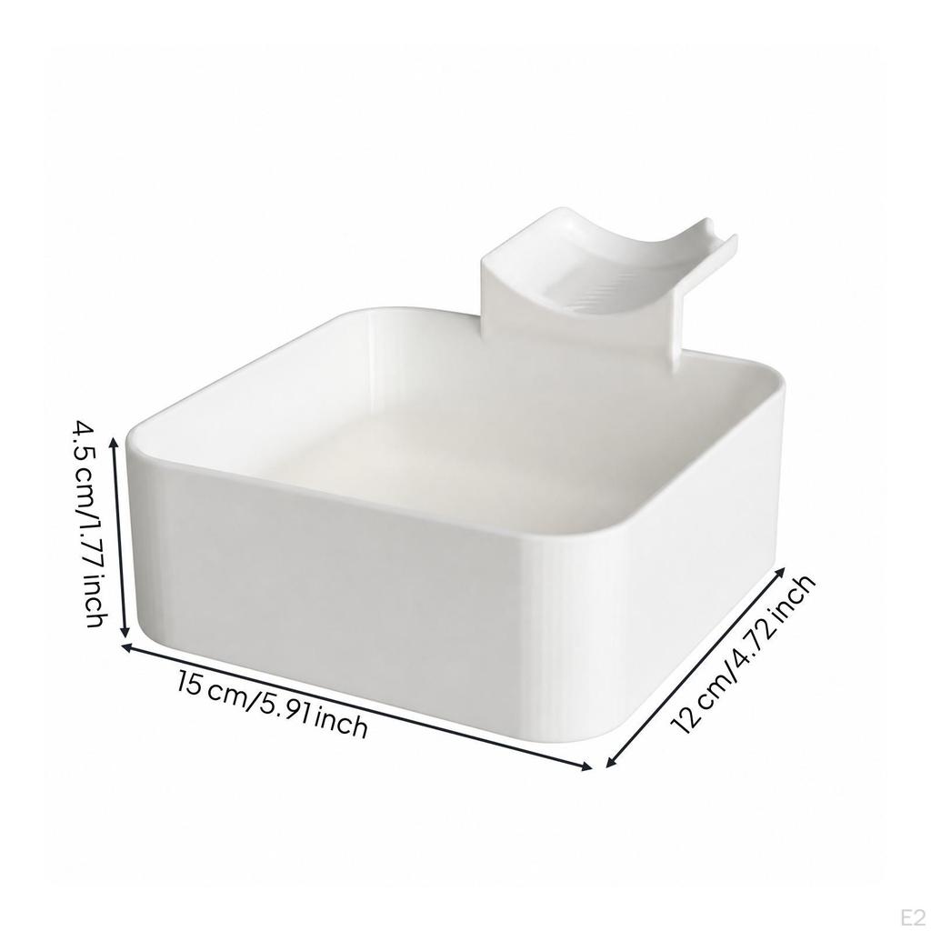 Washing Machine Drip Tray Slim Leak Pan with Drain Channel for Laundry Room