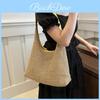 Stylish Summer Woven Handbag For Women Large Capacity Casual Shoulder Bag 2024