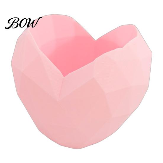 Cactus Planter Pot Love Heart Shape Pot, 3D Printed Geometric Modern Flowerpot Flowerpot, Succulents Plants Container, Gift for