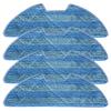 Blue Replacement Mop Pads Microfiber Replacement Pads Repeated Use Dirt And Grime Removal For Robot Vacuum Cleaner