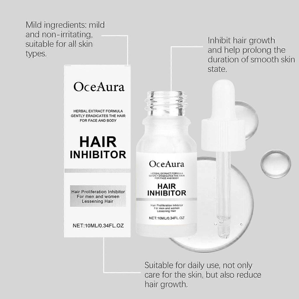 Oceaura Body Hair Removal Serum Gentle Body Skin Cleansing Silky Hair Removal Soft Skin Purifying Essence